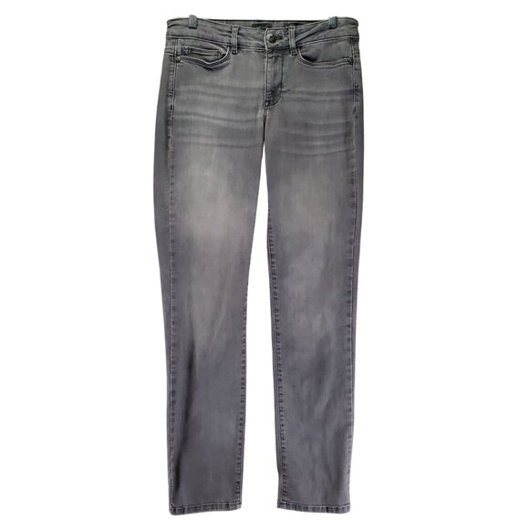J. Jill Denim - J. Jill Jeans Womens 4R Gray Boyfriend Straight Leg Ankle Stretch Denim